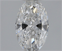 Natural Diamond 0.40 Carats, Oval with  Cut, E Color, IF Clarity and Certified by GIA