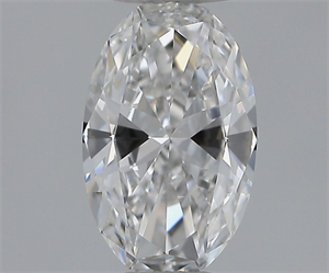 Picture of Natural Diamond 0.40 Carats, Oval with  Cut, E Color, IF Clarity and Certified by GIA