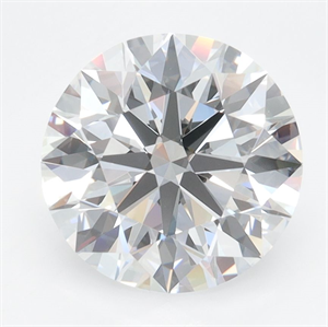 Picture of Lab Grown Diamond 3.25 Carats, Round with Ideal Cut, D Color, IF Clarity and Certified by IGI