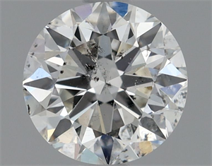 Foto Diamante Natural 0.90 quilates, Redondo , Color H, claridad I1 y certificado GIA de