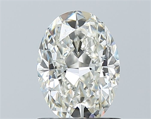 Foto Diamante Natural 1.01 quilates, Ovalado , Color H, claridad VVS2 y certificado IGI de
