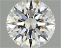 Natural Diamond 0.40 Carats, Round with Excellent Cut, H Color, VVS1 Clarity and Certified by GIA
