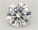 Lab Grown Diamond 2.01 Carats, Round with Ideal Cut, D Color, VVS2 Clarity and Certified by IGI