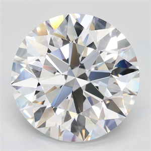 Picture of Lab Grown Diamond 3.53 Carats, Round with Ideal Cut, D Color, IF Clarity and Certified by IGI