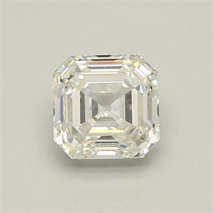 Picture of Natural Diamond 1.04 Carats, Asscher with  Cut, F Color, VS2 Clarity and Certified by GIA
