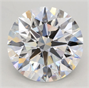Del inventario de diamantes de laboratorio, 6.11 quilates, Redondo , Color E, claridad VVS1 y certificado GIA