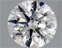 Natural Diamond 0.90 Carats, Round with Excellent Cut, D Color, SI1 Clarity and Certified by GIA
