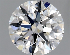 Picture of Natural Diamond 0.90 Carats, Round with Excellent Cut, D Color, SI1 Clarity and Certified by GIA