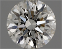 Natural Diamond 0.71 Carats, Round with Excellent Cut, H Color, VS1 Clarity and Certified by GIA