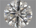 Del inventario de diamantes de laboratorio, 3.43 quilates, Redondo , Color H, claridad VS1 y certificado IGI