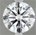 Lab Grown Diamond 3.97 Carats, Round with Excellent Cut, F Color, VS1 Clarity and Certified by IGI