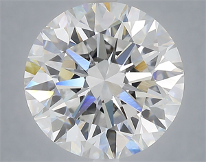 Picture of Lab Grown Diamond 6.01 Carats, Round with Excellent Cut, E Color, VVS2 Clarity and Certified by IGI