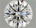 Natural Diamond 0.45 Carats, Round with Excellent Cut, E Color, VVS1 Clarity and Certified by GIA