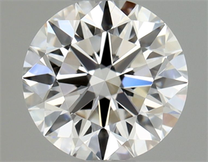 Picture of Natural Diamond 0.45 Carats, Round with Excellent Cut, E Color, VVS1 Clarity and Certified by GIA