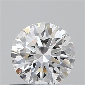 Picture of Natural Diamond 0.50 Carats, Round with Excellent Cut, E Color, SI1 Clarity and Certified by GIA