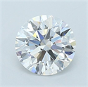 Lab Grown Diamond 1.53 Carats, Round with Ideal Cut, E Color, VVS2 Clarity and Certified by IGI