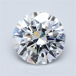 Foto Diamante Natural 1.38 quilates, Redondo , Color D, claridad SI1 y certificado GIA de
