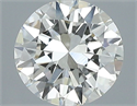 Natural Diamond 0.46 Carats, Round with Very Good Cut, H Color, VVS2 Clarity and Certified by IGI