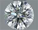 Natural Diamond 0.70 Carats, Round with Excellent Cut, G Color, VS2 Clarity and Certified by IGI