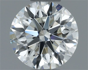 Picture of Natural Diamond 0.70 Carats, Round with Excellent Cut, G Color, VS2 Clarity and Certified by IGI