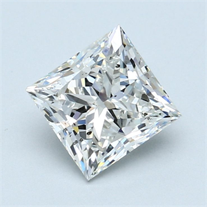 Foto Diamante Natural 2.02 quilates, Princesa , Color G, claridad SI2 y certificado GIA de