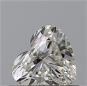 Natural Diamond 0.48 Carats, Heart with  Cut, J Color, IF Clarity and Certified by GIA