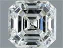 Natural Diamond 1.01 Carats, Asscher with  Cut, I Color, VS1 Clarity and Certified by IGI