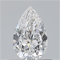 Natural Diamond 0.51 Carats, Pear with  Cut, D Color, VS1 Clarity and Certified by GIA