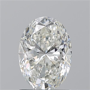 Picture of Natural Diamond 1.50 Carats, Oval with  Cut, H Color, VS1 Clarity and Certified by GIA