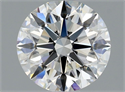 Natural Diamond 0.90 Carats, Round with Excellent Cut, G Color, VS2 Clarity and Certified by GIA