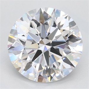 Picture of Lab Grown Diamond 2.71 Carats, Round with Ideal Cut, D Color, VVS1 Clarity and Certified by IGI