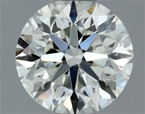 Picture of Natural Diamond 0.70 Carats, Round with Very Good Cut, I Color, VVS1 Clarity and Certified by IGI