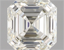 Natural Diamond 1.00 Carats, Asscher with  Cut, I Color, IF Clarity and Certified by IGI
