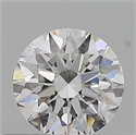 Diamante Natural 0.41 quilates, Redondo , Color E, claridad VVS2 y certificado GIA