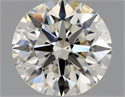 Natural Diamond 0.83 Carats, Round with Excellent Cut, K Color, VS2 Clarity and Certified by GIA