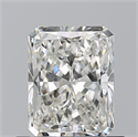 Natural Diamond 0.80 Carats, Radiant with  Cut, H Color, VVS2 Clarity and Certified by GIA