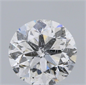 Natural Diamond 0.81 Carats, Round with Very Good Cut, F Color, I1 Clarity and Certified by GIA