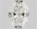Natural Diamond 0.51 Carats, Oval with  Cut, F Color, VS1 Clarity and Certified by GIA