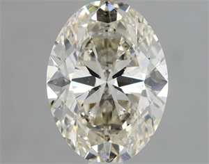 Picture of Natural Diamond 1.50 Carats, Oval with  Cut, J Color, SI1 Clarity and Certified by IGI