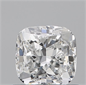 Diamante Natural 0.70 quilates, Del cojín , Color D, claridad SI1 y certificado GIA