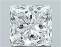 Natural Diamond 1.01 Carats, Princess with  Cut, G Color, VS2 Clarity and Certified by GIA