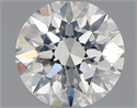 Natural Diamond 0.70 Carats, Round with Excellent Cut, E Color, SI1 Clarity and Certified by GIA