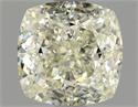 Natural Diamond 1.51 Carats, Cushion with  Cut, N Color, SI1 Clarity and Certified by GIA