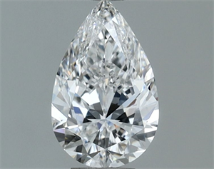 Picture of Natural Diamond 0.60 Carats, Pear with  Cut, E Color, VS1 Clarity and Certified by GIA