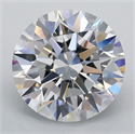 Del inventario de diamantes de laboratorio, 1.74 quilates, Redondo , Color E, claridad VS1 y certificado IGI
