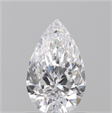 Diamante Natural 0.80 quilates, De pera , Color D, claridad VVS1 y certificado GIA