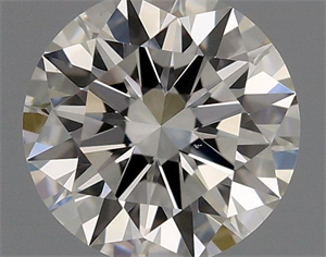 Picture of Natural Diamond 0.41 Carats, Round with Excellent Cut, G Color, VS2 Clarity and Certified by GIA