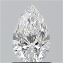 Natural Diamond 1.01 Carats, Pear with  Cut, E Color, SI2 Clarity and Certified by GIA