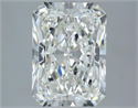 Natural Diamond 5.09 Carats, Radiant with  Cut, I Color, SI1 Clarity and Certified by GIA
