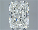 Natural Diamond 5.09 Carats, Radiant with  Cut, I Color, SI1 Clarity and Certified by GIA